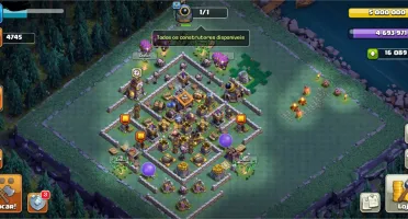 CV 11 semi full (alguns muros apenas), 16k+ gemas