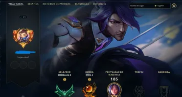 Conta League Of Legends - Lux Elementalista E Miss Fortune