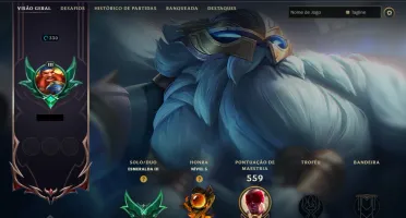 Conta de LoL - conta de 12 anos - 300 skins, todos os champs