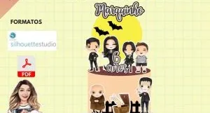 Arquivo Topo De Bolo - Família Addams