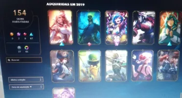 Conta upada desde 2019 nível 295, elo Gold 4.