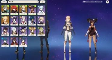 AR31 - Alhitham + Bis + Diluc + Jean + Xinyan C6 + 5 tiros