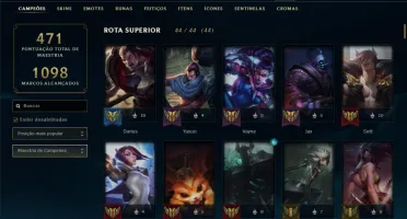 CONTA DE LOL TODOS CHAMPIONS 114 SKINS