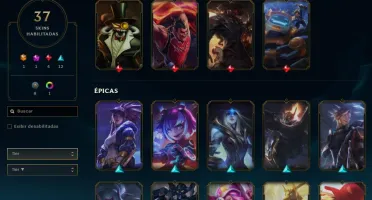 Conta lol prata com ez pulsefire e lucian velho oeste