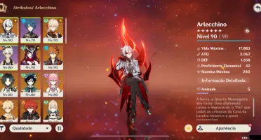 Conta Genshin Impact AR 56