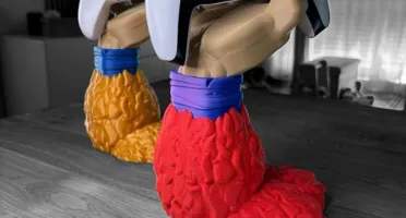 Suporte controle universal Goku ssj4 - STL 3D