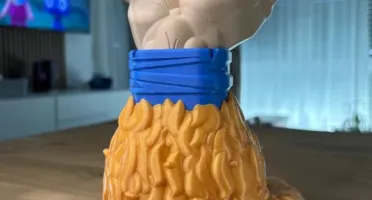 Suporte controle universal Goku ssj4 - STL 3D