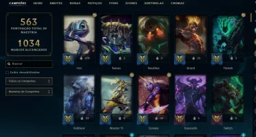 Vendo conta de lol (2014) Bem completa