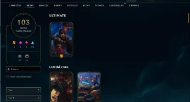 Vendo conta de lol (2014) Bem completa