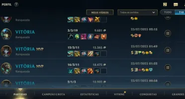Vendo Conta WildRift 65 Champs Todos os ADC's 25 Skin's
