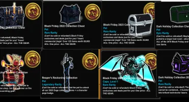 Conta aqw endgame vai 35k acs + 9 chests + member ate dezemb