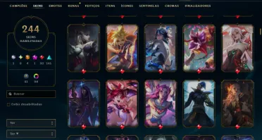Vendo conta lol nvl 542
