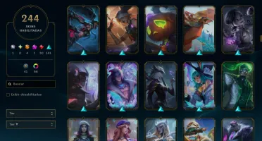 Vendo conta lol nvl 542