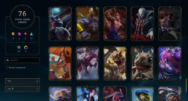 CONTA LOL 3 SKINS ULTIMATES