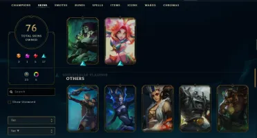 CONTA LOL 3 SKINS ULTIMATES