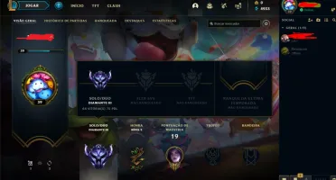 CONTA SMURF DIAMOND 3- 62% WIN - 4.933 ESSENCIAS - 30 CHAMP