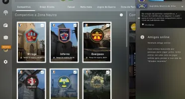 CONTA CS GO AK CRUZADO MM/ LV 16 GC/ UNICO DONO - COM PRIME