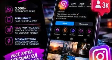 Rede social com 3k+ seguidores🔥