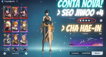 Conta Solo Leveling Arise (SSR+) > Seo Jiwoo +4 | Cha Hae-In