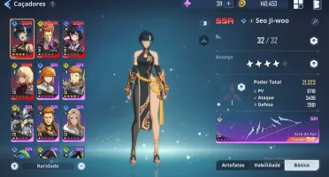 Conta Solo Leveling Arise (SSR+) > Seo Jiwoo +4 | Cha Hae-In
