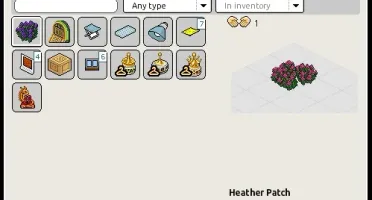 Conta habbo.com 2007 com trax azul, jukebox e emblemas bons