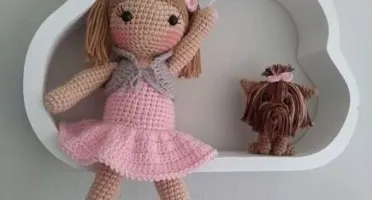 Porta Maternidade Boneca e Cachorrinho