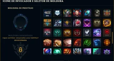 Conta league of legends todos champs