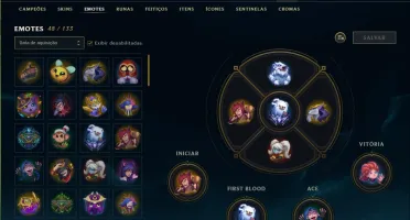 Conta league of legends todos champs