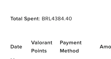 Conta de Valorant com 4.3K gastos, conta muito top