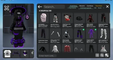 Conta do Roblox com SKINS Masculinas e Femininas