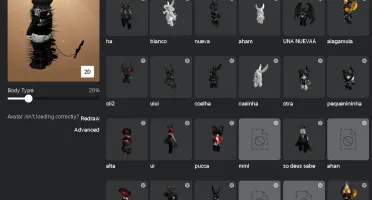Conta do Roblox com SKINS Masculinas e Femininas