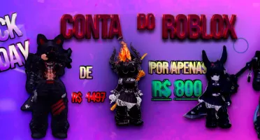 Conta do Roblox com SKINS Masculinas e Femininas