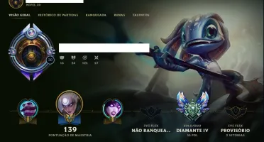 CONTA DIAMANTE 4, 39 CAMPEÕES 13 SKINS!