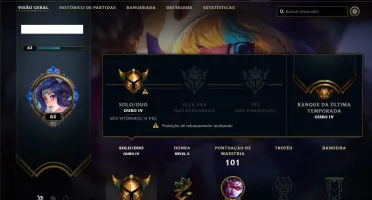 Conta ouro 4 com 40 chamos e 19 skins