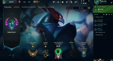 Conta de League of legends
