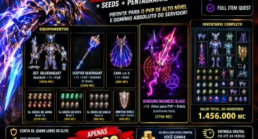 Vendo Conta DL com ALL silverheart+Seeds+Pentagramas+Erteis