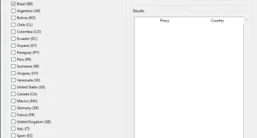 Extractor de Proxies -com todos os Países