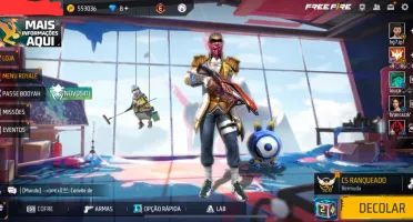 conta de free fire gemada