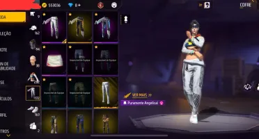 conta de free fire gemada