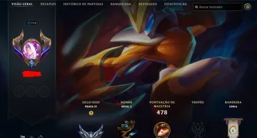 Conta LOL / 391 Skins / Prata 4