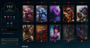 Plat 1, Ex Challenger, 727 Skins,