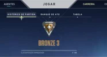 CONTA VALORANT BRONZE 3 + 2 COLEÇÕES + 3 PASSES
