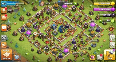 clash of clans (cv 12) e royale