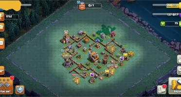 Clesh of clans cv 11 não tá nada full