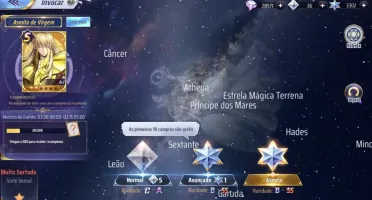 Saint seiya Awakening com mais de 3300 Gemas Avançadas