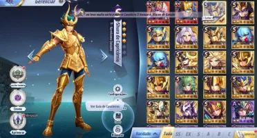 Saint seiya Awakening com mais de 3300 Gemas Avançadas
