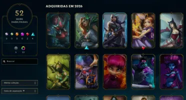 Conta Lol Ouro, 52 Skins, 2 Lendárias, 36K Ea, Honra 5
