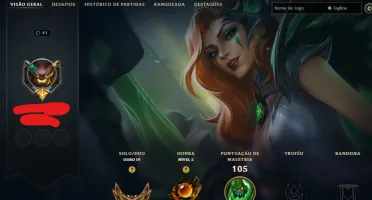 Conta Lol Ouro, 52 Skins, 2 Lendárias, 36K Ea, Honra 5