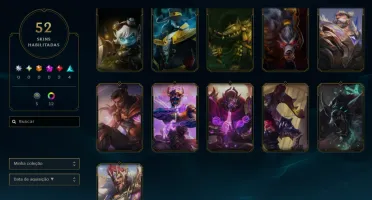 Conta Lol Ouro, 52 Skins, 2 Lendárias, 36K Ea, Honra 5