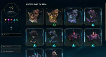 Conta Lol Ouro, 52 Skins, 2 Lendárias, 36K Ea, Honra 5